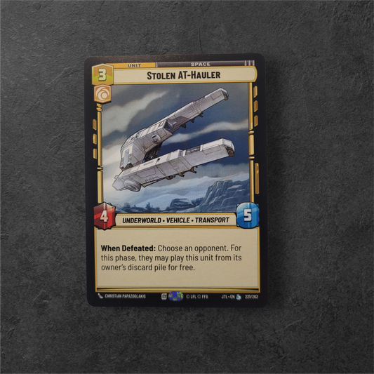 Stolen AT-Hauler | #221 | JTL | Legendary | Star Wars Unlimited