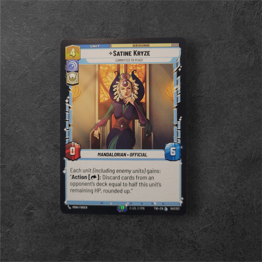 Satine Kryze | #047 | TWI | Legendary  | Star Wars Unlimited