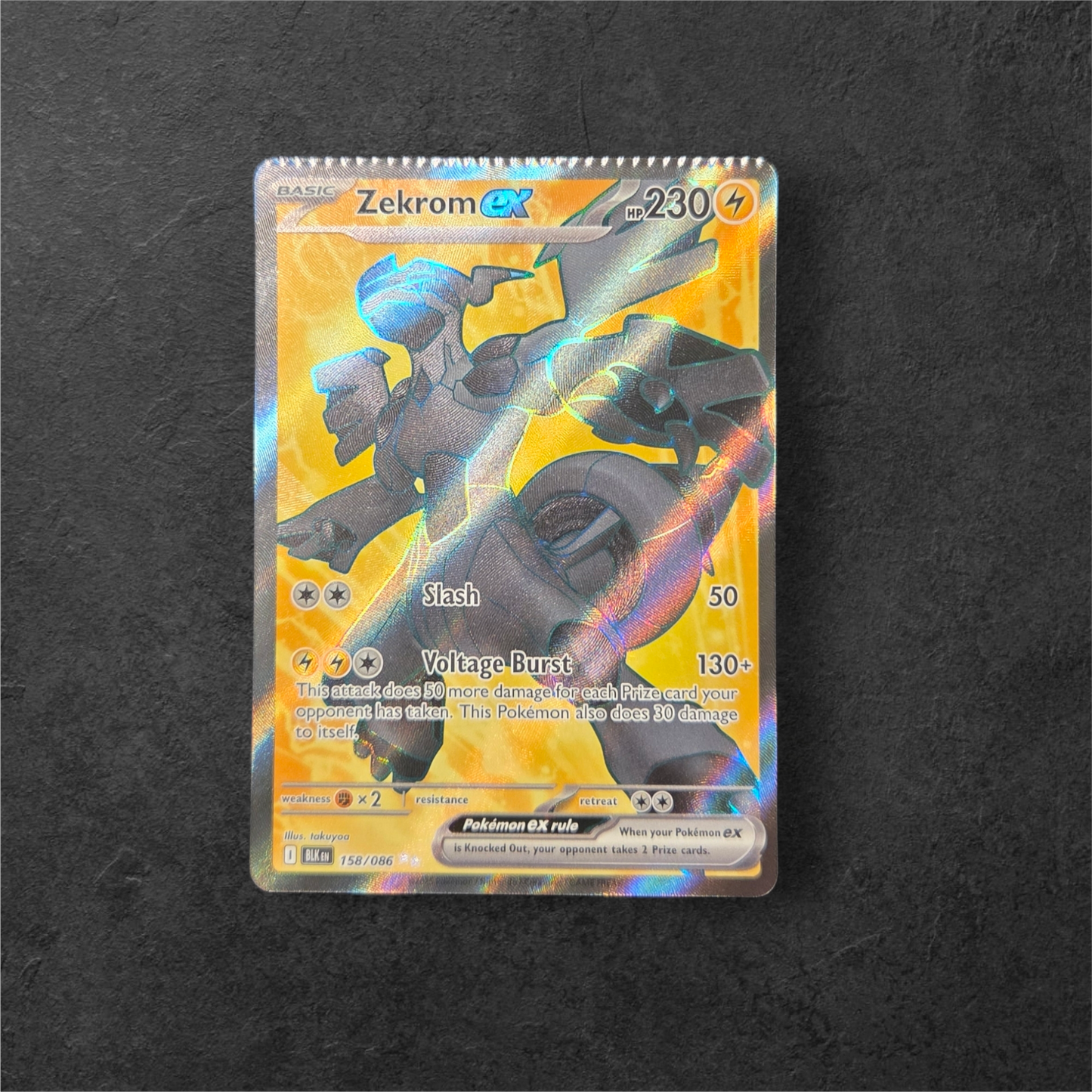 Zekrom CRIMPED | #158 | NM (CRIMPED) | 158 | English | 2025