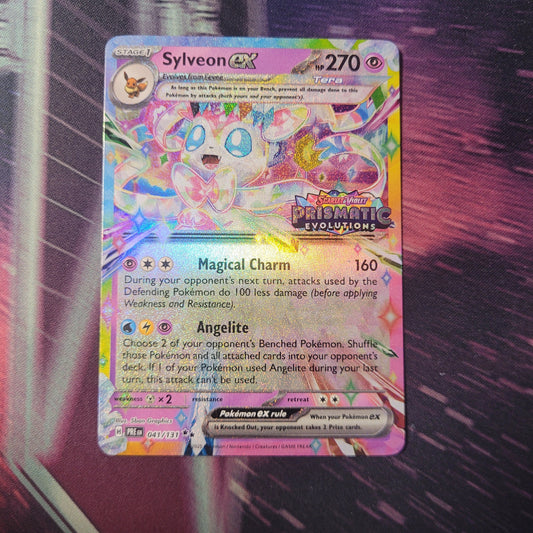 Sylveon ex Stamped | #041 | NM | Prismatic Surprise Box | English | 2025
