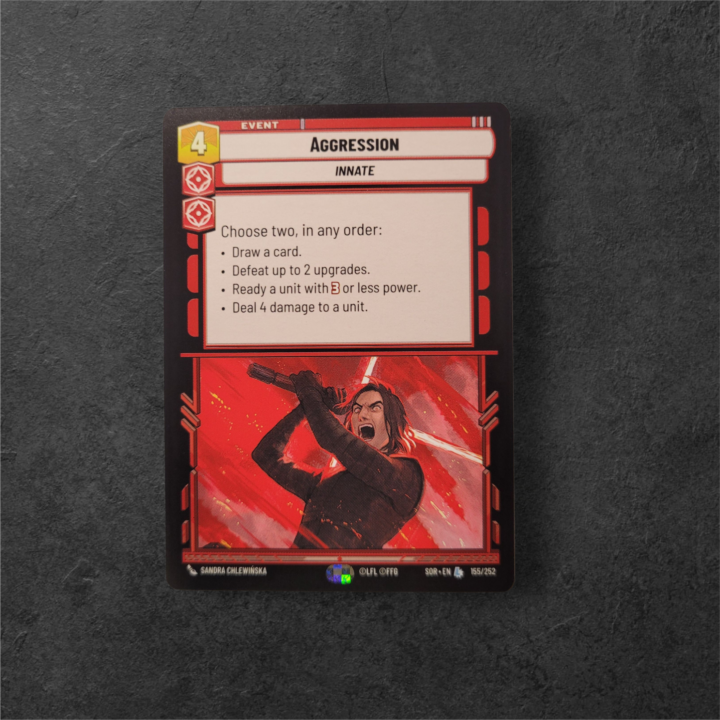 Aggression | #155 | SOR | Legendary | Star Wars Unlimited