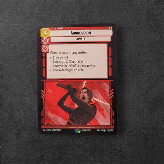 Aggression | #155 | SOR | Legendary | Star Wars Unlimited