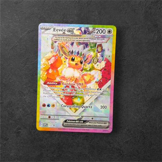 Eevee ex | #174 | NM | prismatic Evolutions SPC | English | 2025