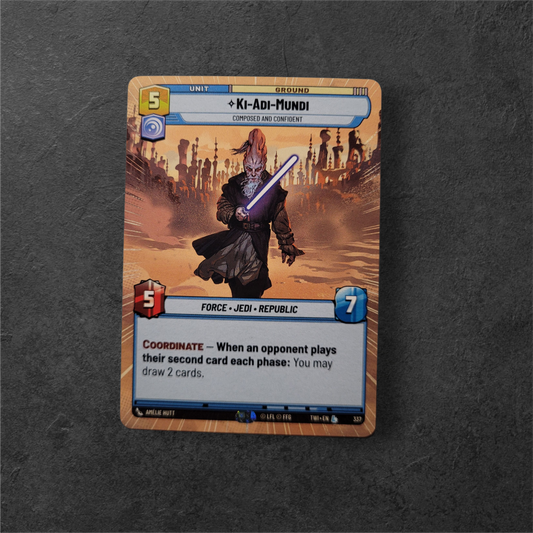Ki-Adi-Mundi | #337 | TWI | Hyperspace Legendary | Star Wars Unlimited