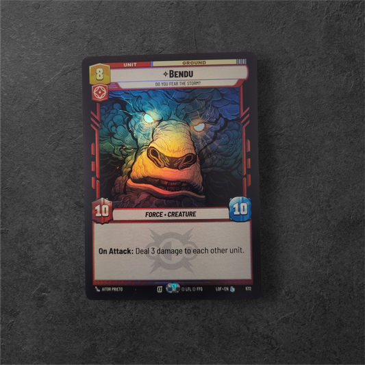 Bendu | #672 | LOF | Legendary Foil | Star Wars Unlimited