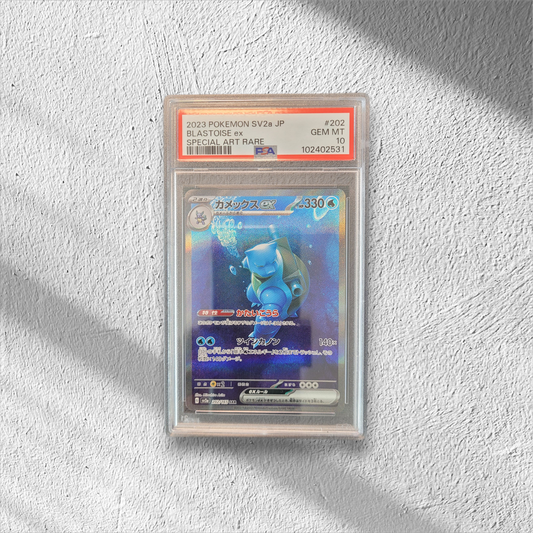 Blastoise ex | #202 | PSA 10 | 151 SV2a | Japanese | 2023