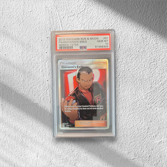 Giovanni's Exile | #067 | PSA 10 | Hidden Fates | English | 2019