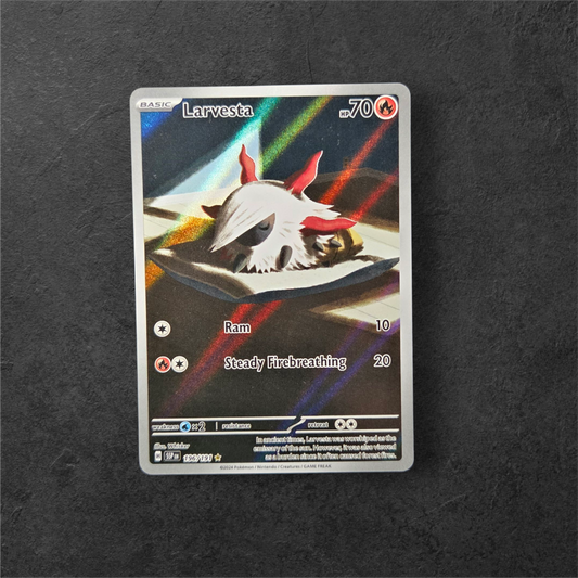 Larvesta | #196 | NM | Surging Sparks | English | 2024