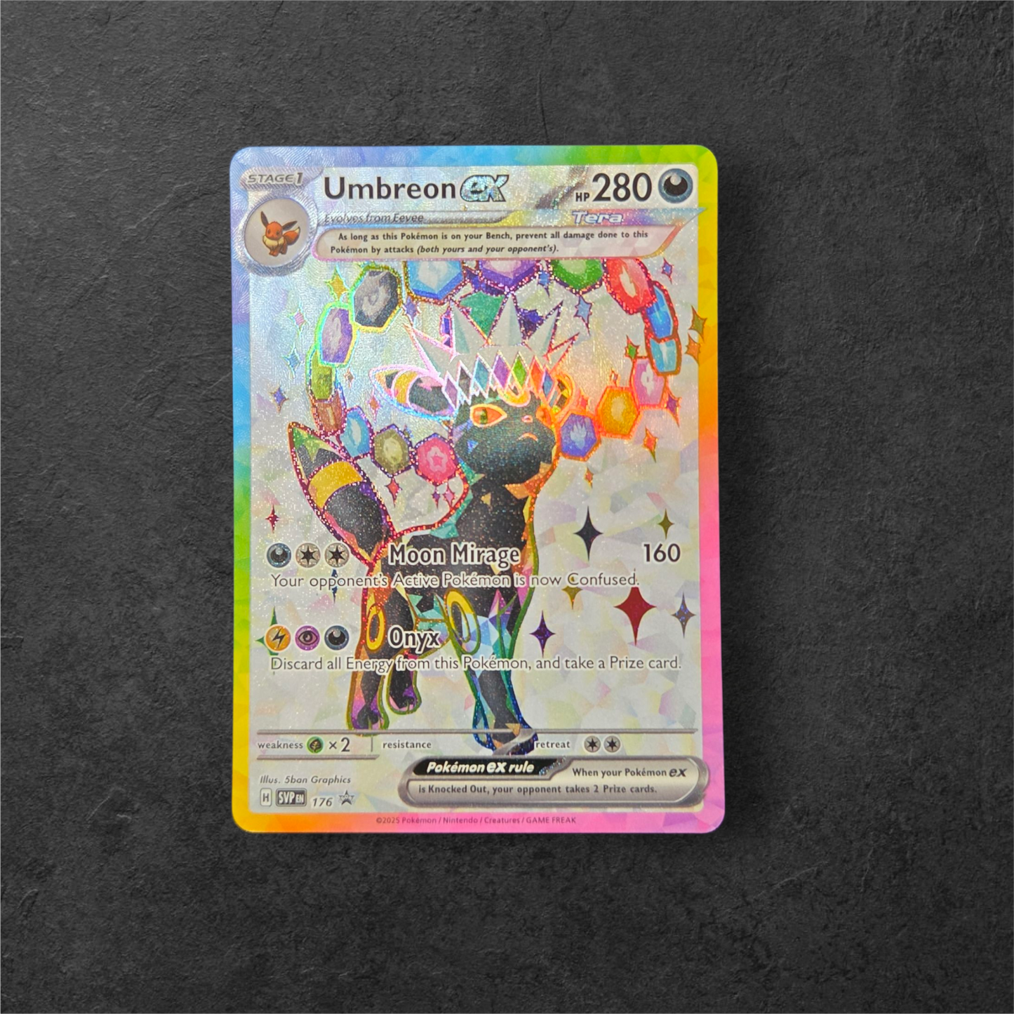 Umbreon ex | #176 | NM (See Pictures) | Prismatic Figure Collection | English | 2025