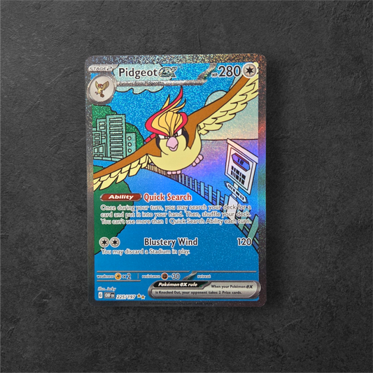Pidgeot ex | #225 | NM | Obsidian Flames | English | 2023