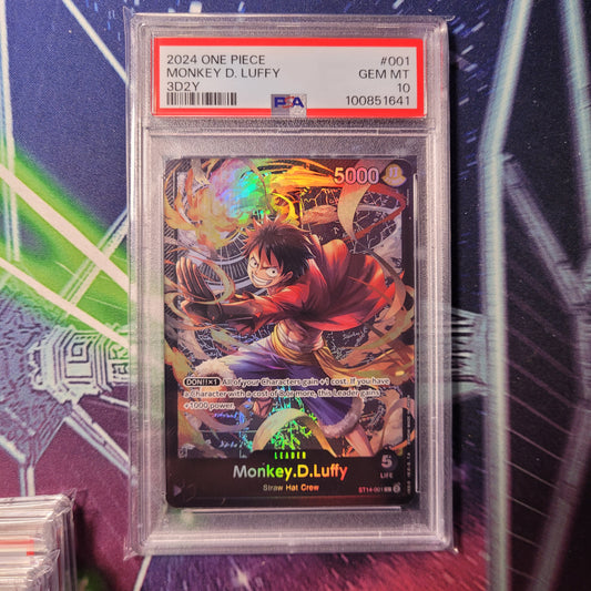 Monkey D. Luffy | ST14-001 | PSA 10 | ST14 | English