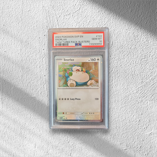 Snorlax | #122 | PSA 10 | TWM Black Star Promo | English | 2024