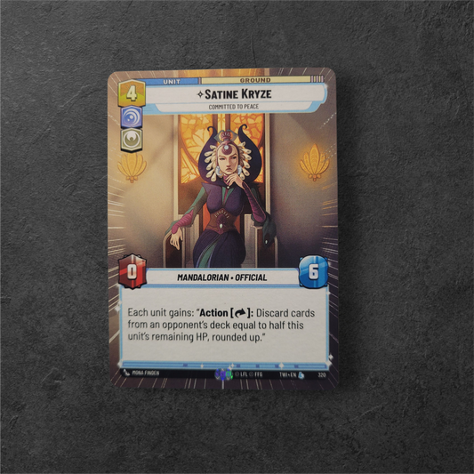 Satine Kryze | #320| TWI | Legendary Hyperspace | Star Wars Unlimited