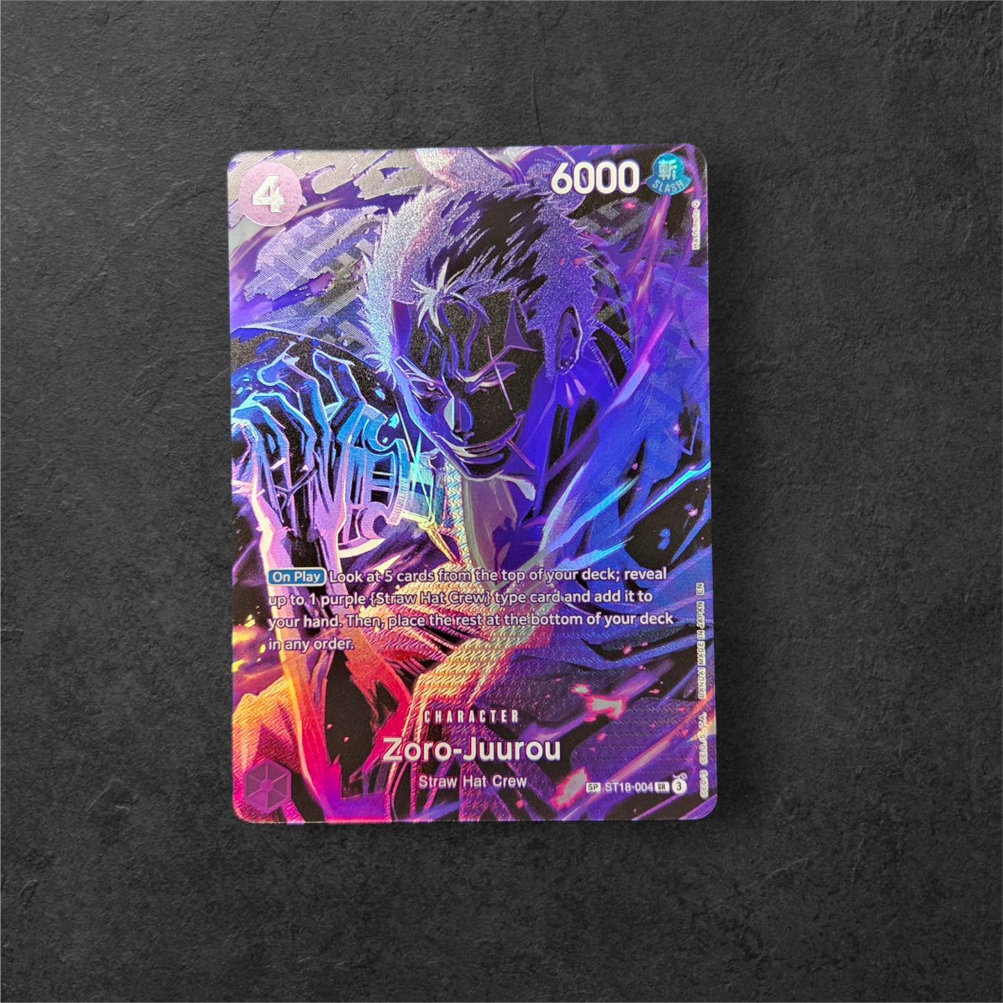 Zoro- Juurou | #ST18-004 SP | NM/LP | OP12 | English