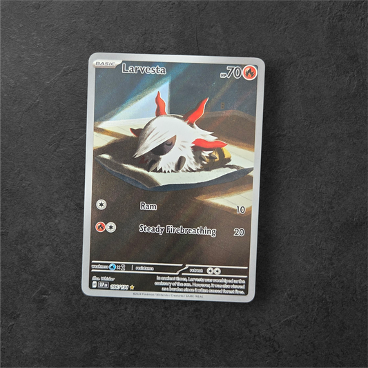 Larvesta | #196 | NM | Surging Sparks | English | 2024