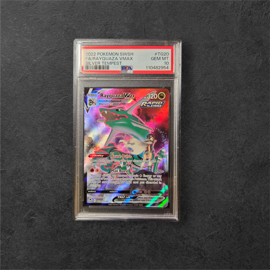 Rayquaza VMAX  | #TG20 | PSA 10 | Silver Tempest | English | 2022
