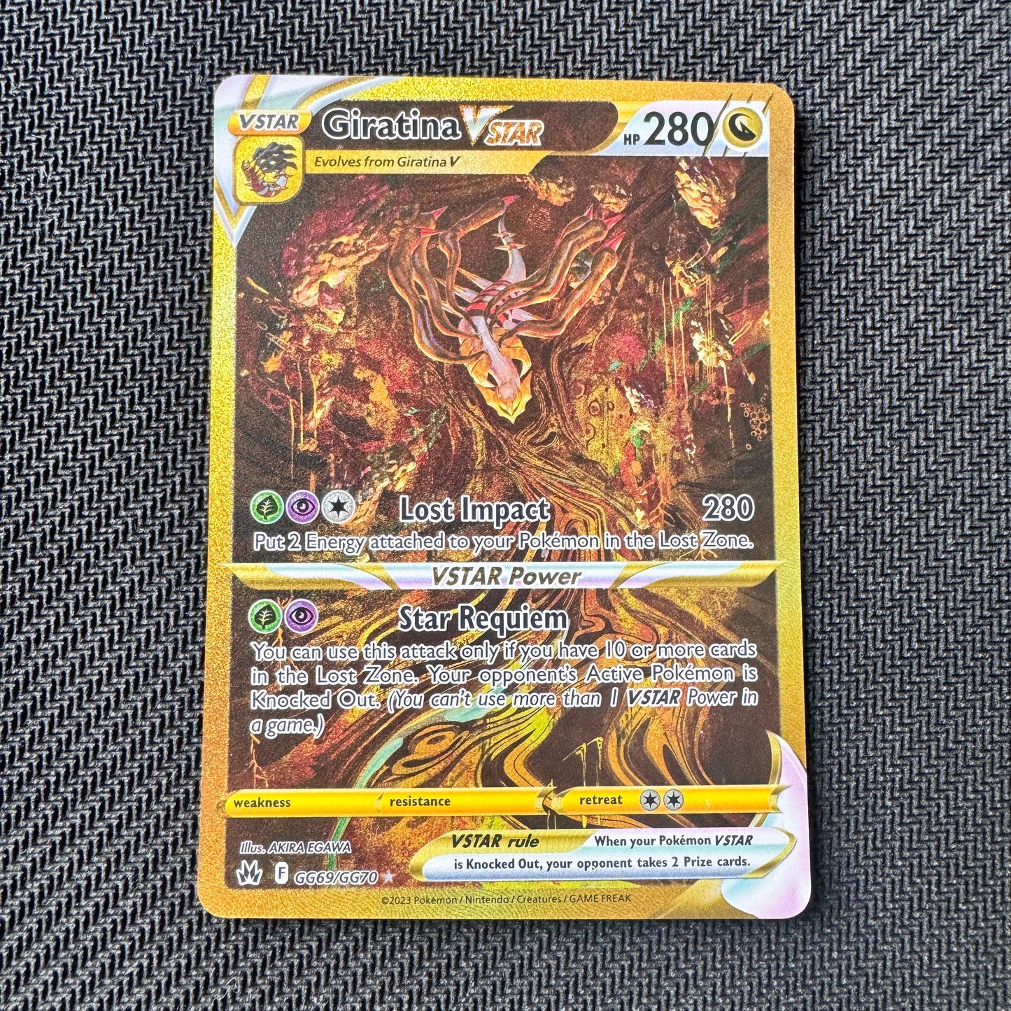 Giratina VSTAR | #GG69| NM | Crown Zenith | English | 2023