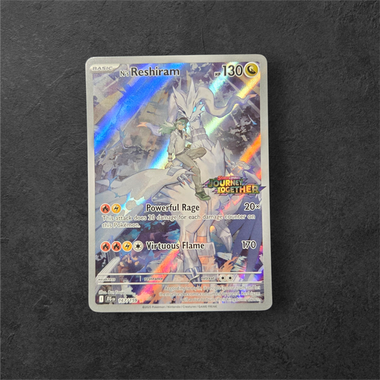 N's Reshiram Stamped | #167 | NM | JT Box Topper | English | 2025