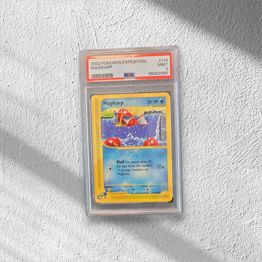 Magikarp | #118 | PSA 9 | Expedition | English | 2002