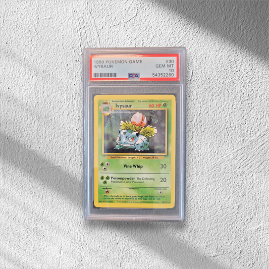 Ivysaur | #30 | PSA 10 | Base Set Unlimited | English | 1999