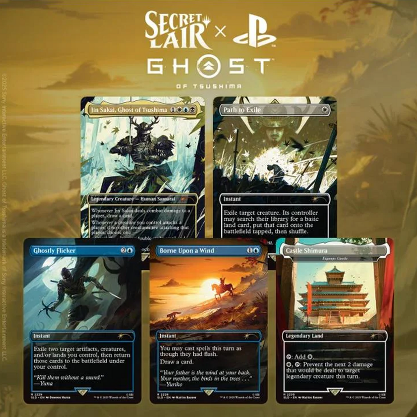 Magic the Gathering: Secret Lair Ghost of Tsushima (Non Foil)