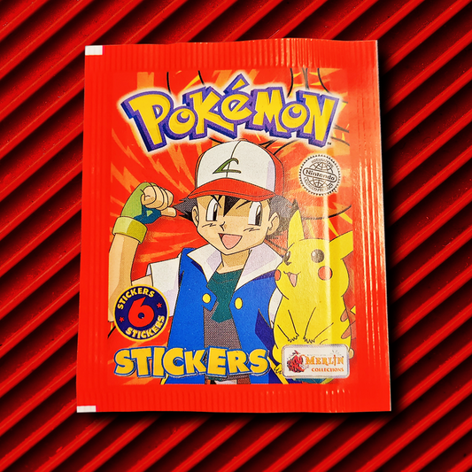 Vintage Merlin Topps Pokemon Stickers (1999)